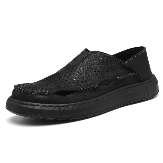 Men's Handmade Cowhide Breathable Loafers