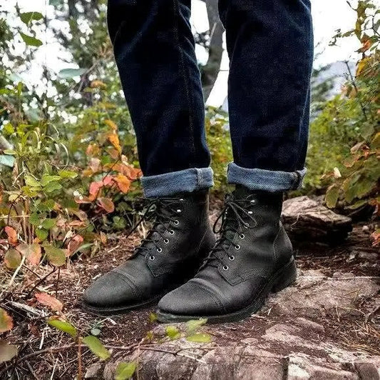 Premium Leather Boots — Hand-Finished Everyday Comfort