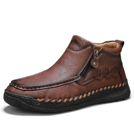 Men's Handmade Genuine Leather Orthopedic Boots