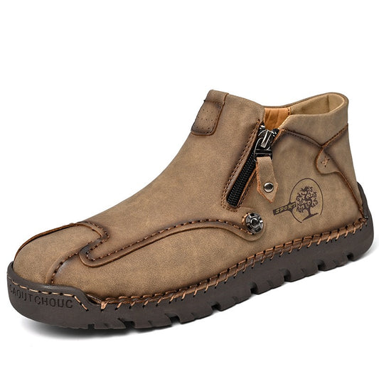 Men's Handmade Genuine Leather Orthopedic Boots