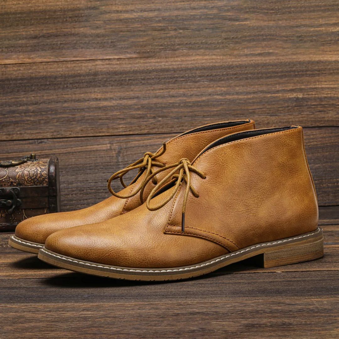 Leather Chukka Boots — Rugged Style with Lasting Comfort