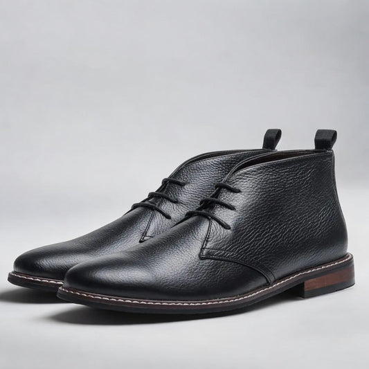 Leather Chukka Boots — Rugged Style with Lasting Comfort