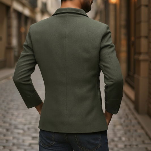 【Livraison en 24 heures】 Manteau court mince en velours côtelé vintage vintage pour hommes 66901253M