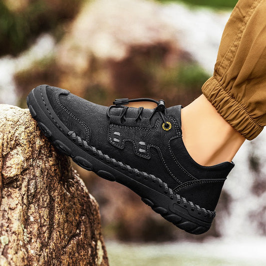 Men's Handmade Genuine Leather Orthopedic Outdoor Loafers