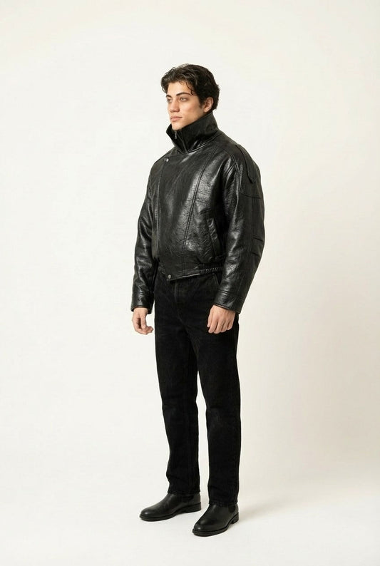 Midnight Edge Leather Jacket