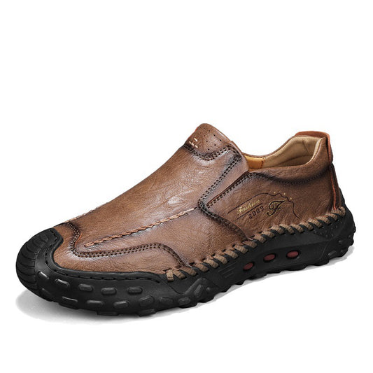 Mens Handcrafted Orthopedic Genuine Leather Loafers