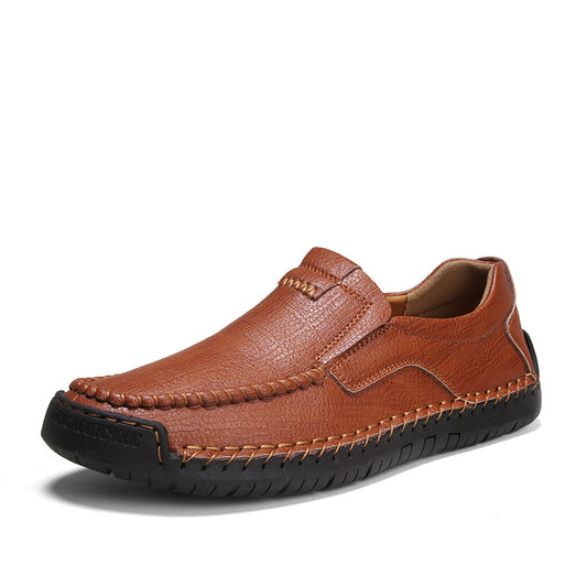Leather Loafers – Slip-On, Orthopedic Arch Support