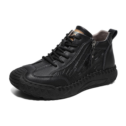 Men's Handmade Cowhide No-glue orthopedic Walking Boots