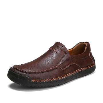 Leather Loafers – Slip-On, Orthopedic Arch Support