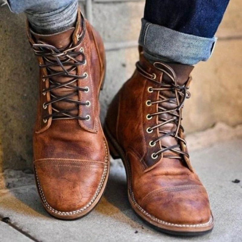 Premium Leather Boots — Hand-Finished Everyday Comfort