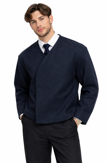 Midnight Structure Tailored Jacket
