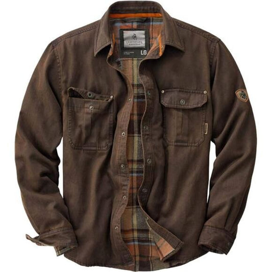 Legendary Whitetails Men's Journeyman Flannel Lined Shirt Jacket