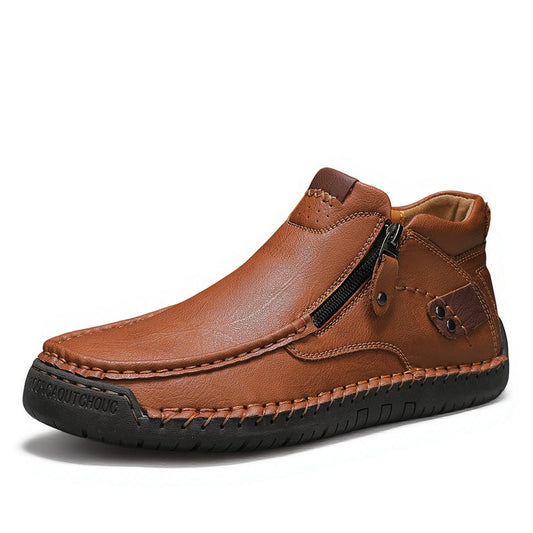 Men's Handmade Genuine Leather Orthopedic Walking Boots