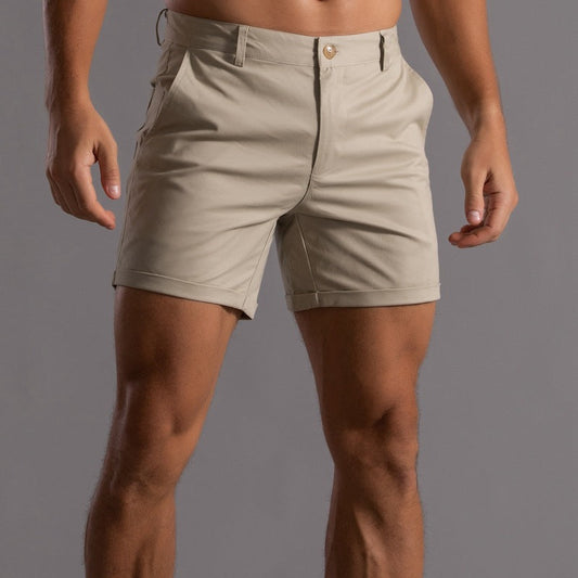 Men's Classic Casual Spring and Summer Cotton Blend Shorts 10937040K