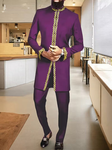 Scroll Men's Traditional Two-Piece Set