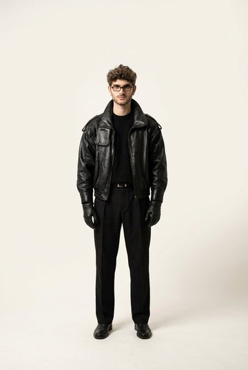 Noir Edge Leather Jacket