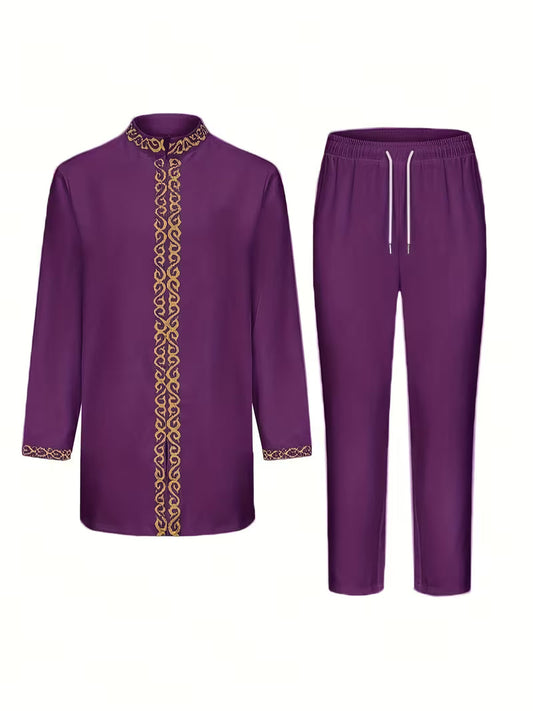 Scroll Men's Traditional Two-Piece Set