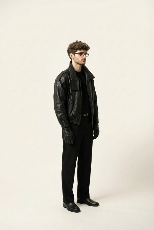 Noir Edge Leather Jacket