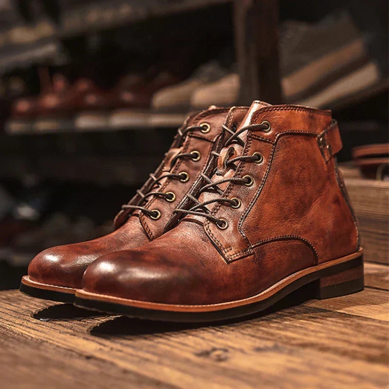 Heritage Leather Boots — Timeless British Style & All-Day Support