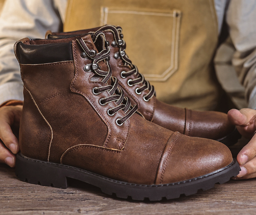 Premium Leather Boots — Classic Design, All-Day Comfort