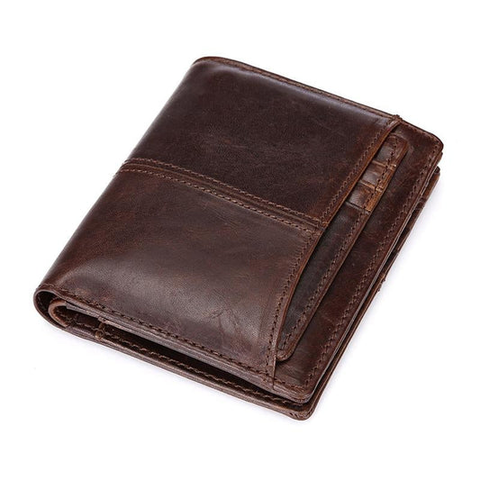 Portefeuille en cuir vintage pour homme avec porte-cartes SIM de grande capacité 98597500Y
