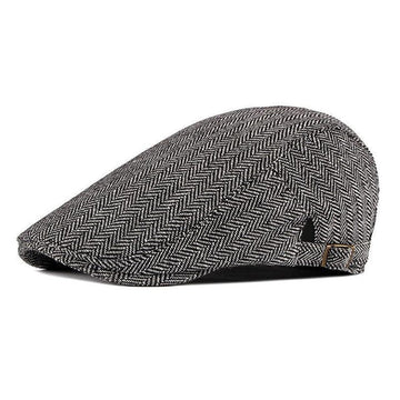 Béret décontracté à chevrons vintage pour homme 83306898TO