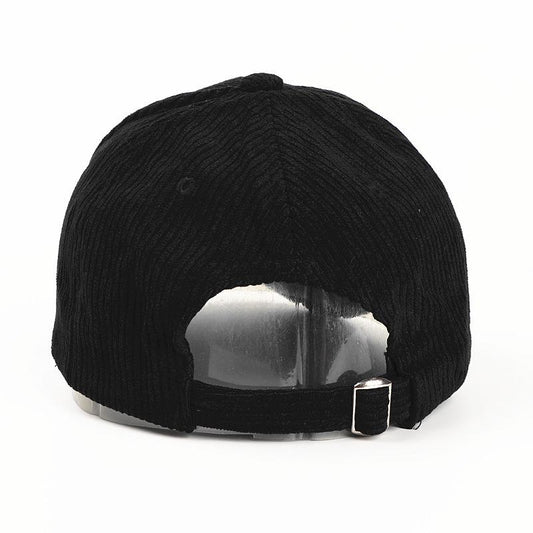 Casquette décontractée rétro en velours côtelé pour homme 44914016TO