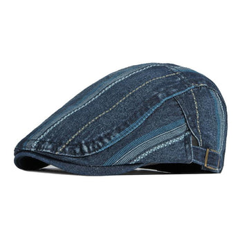 Béret en denim délavé vintage pour homme 71833069M