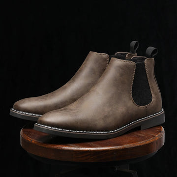 Oxford-Style Leather Boots — Smart Look, Everyday Comfort