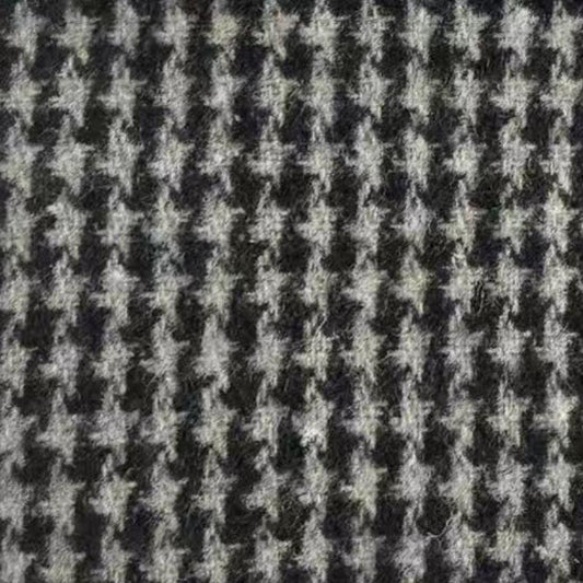 Blazer slim ajusté à simple boutonnage pied-de-poule vintage pour hommes 76167581M