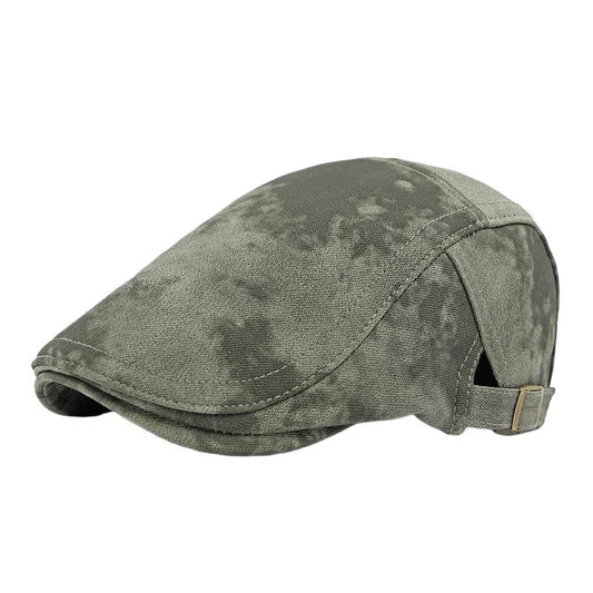 Béret rétro britannique tie-dye pour homme 48833156K