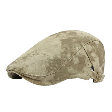 Béret rétro britannique tie-dye pour homme 48833156K