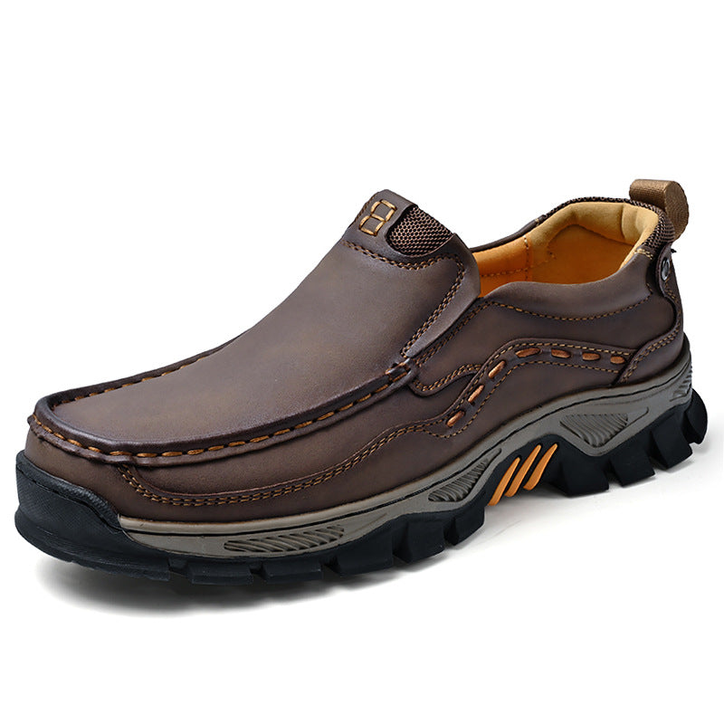 Men's Handcrafted Genuine Leather Outdoor Loafers
